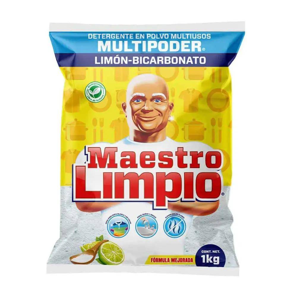 Detergente En Polvo Maestro Limpio Multiusos 1Kg