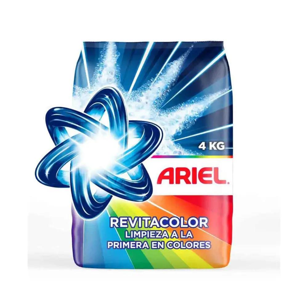 Detergente en Polvo Ariel Revitacolor 4kg