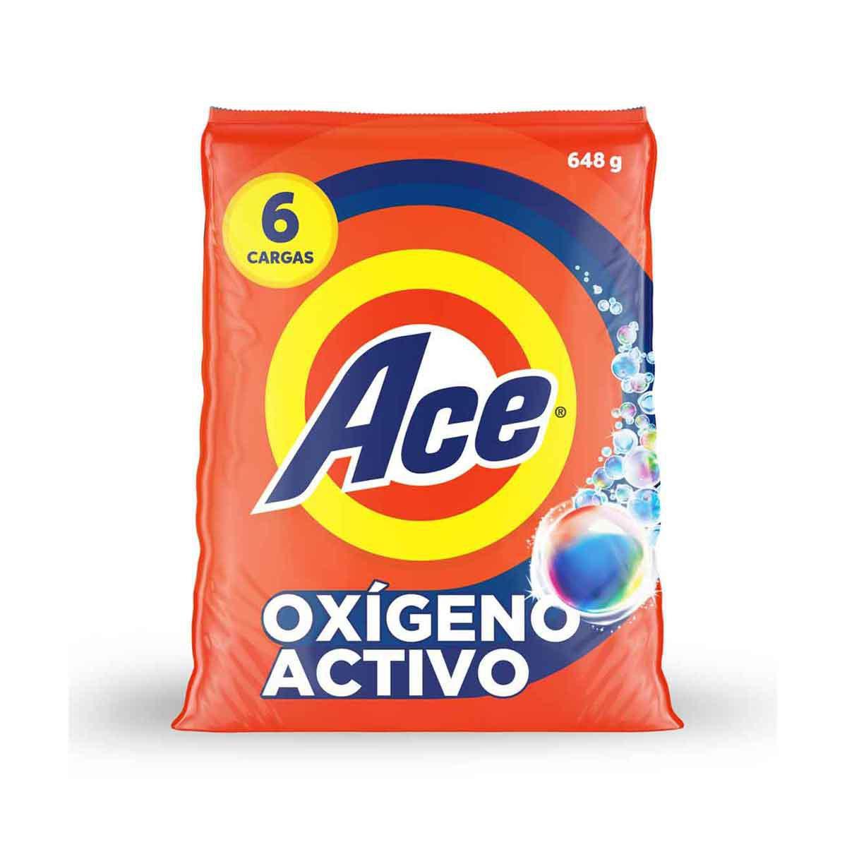 Detergente en Polvo Ace 648g