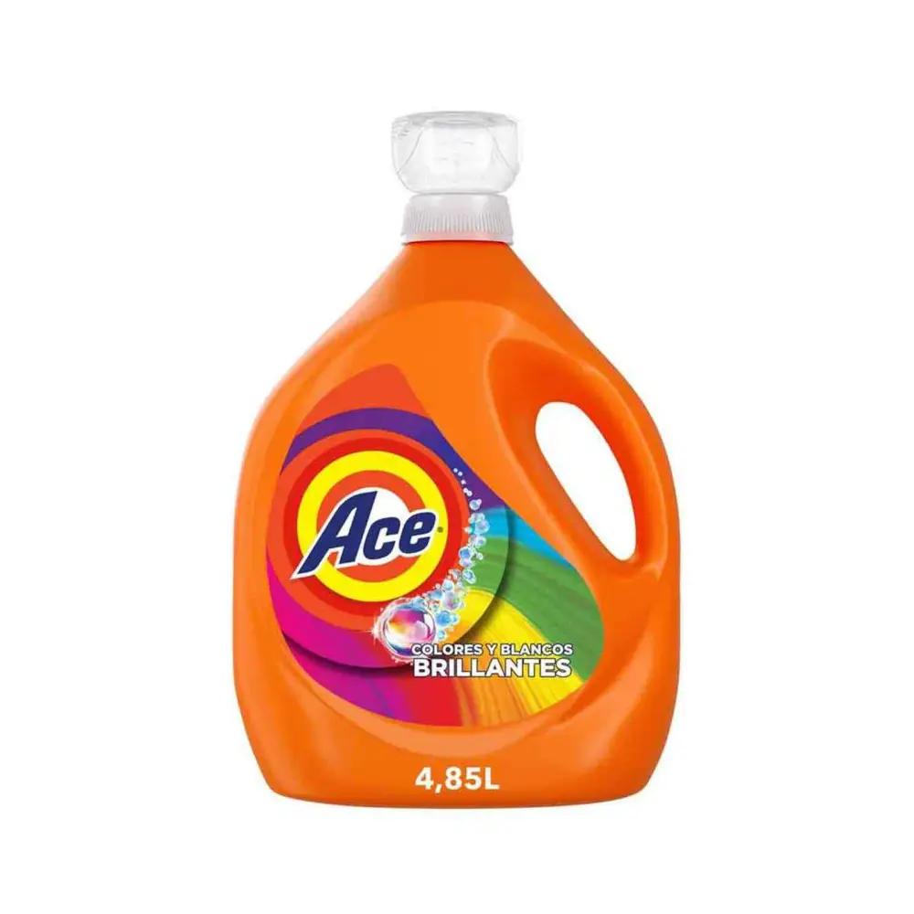 Detergente Líquido Ace Colores y Blancos Brillantes 4.85L