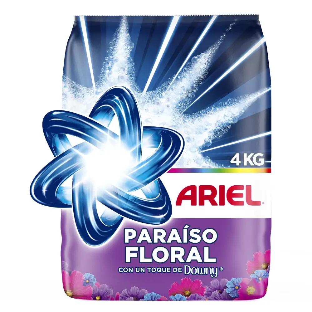 Detergente en Polvo Paraíso Floral Explosión de Aroma 4 kg