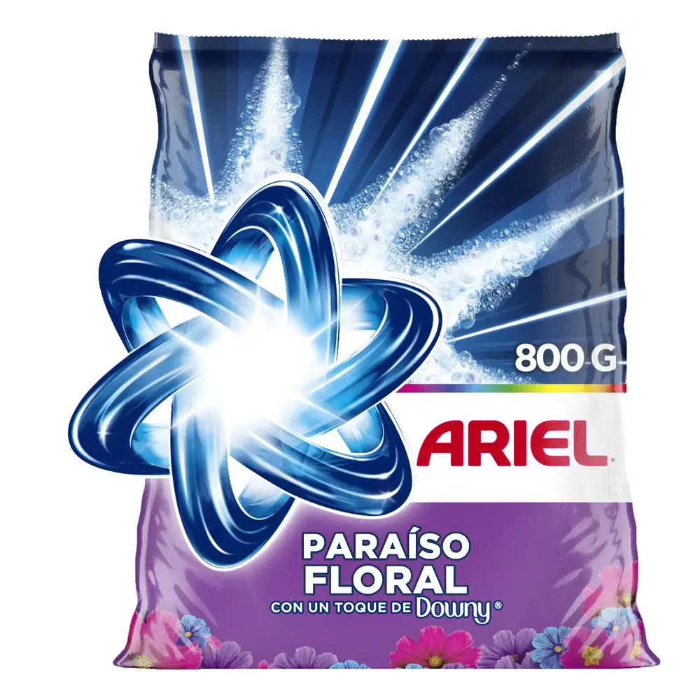 Detergente en Polvo Ariel Paraíso Floral 800g
