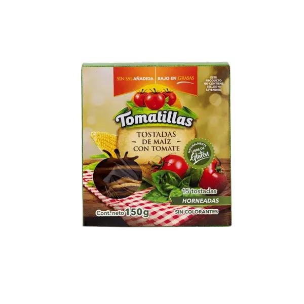 Tostadas TOMATILLAS Tomate 150 Pz