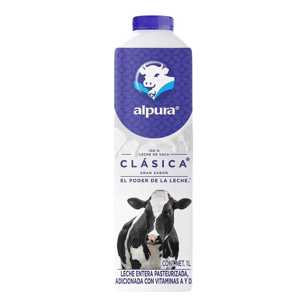 Leche Fresca Entera Botella 1 lt