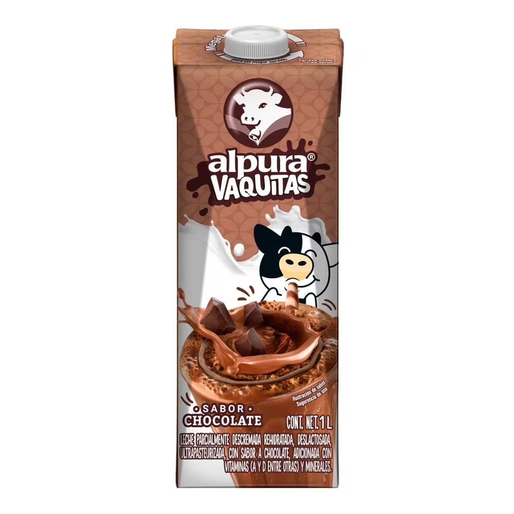 Leche Vaquitas sabor chocolate 1 l