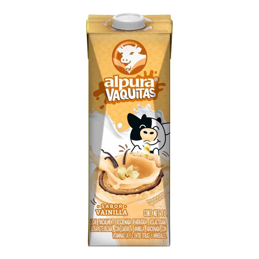 Leche Vaquitas sabor vainilla 1 l