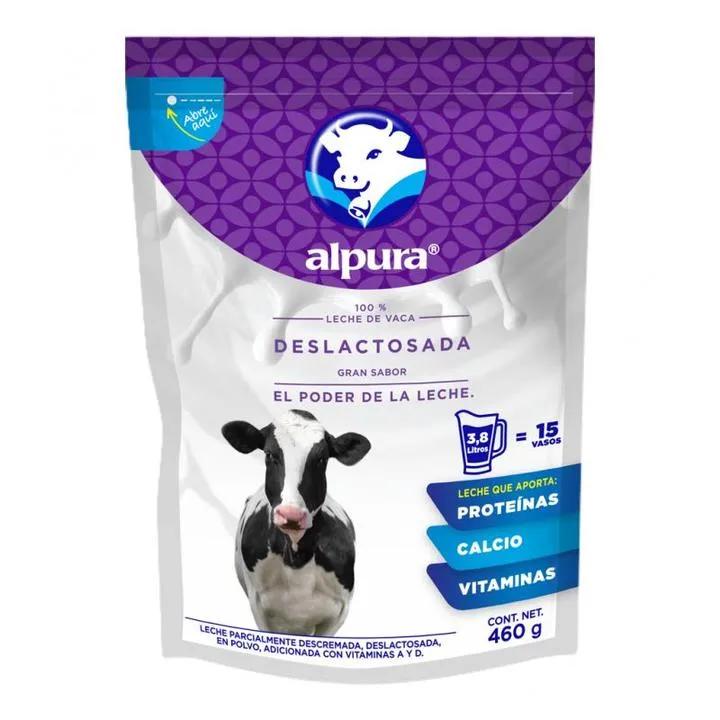 Leche en Polvo Deslactosada Alpura 460 g