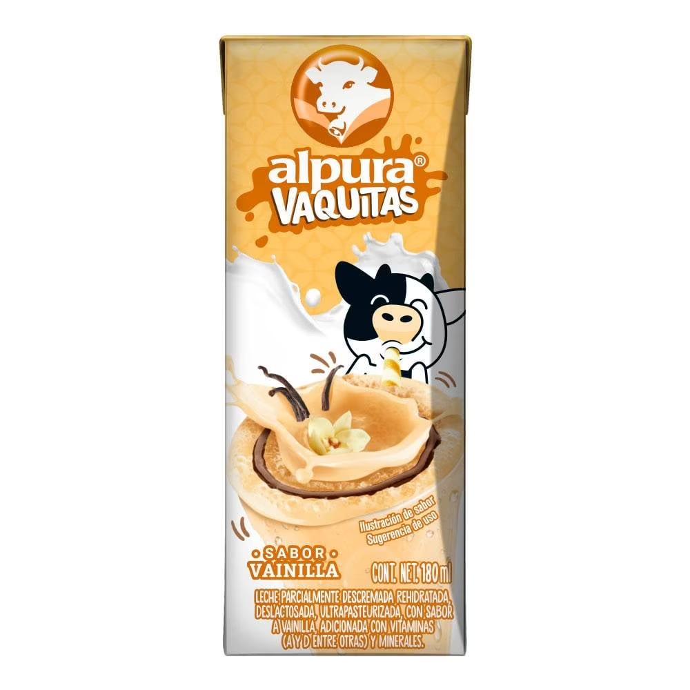 Leche saborizada Alpura Vaquitas vainilla 180 ml