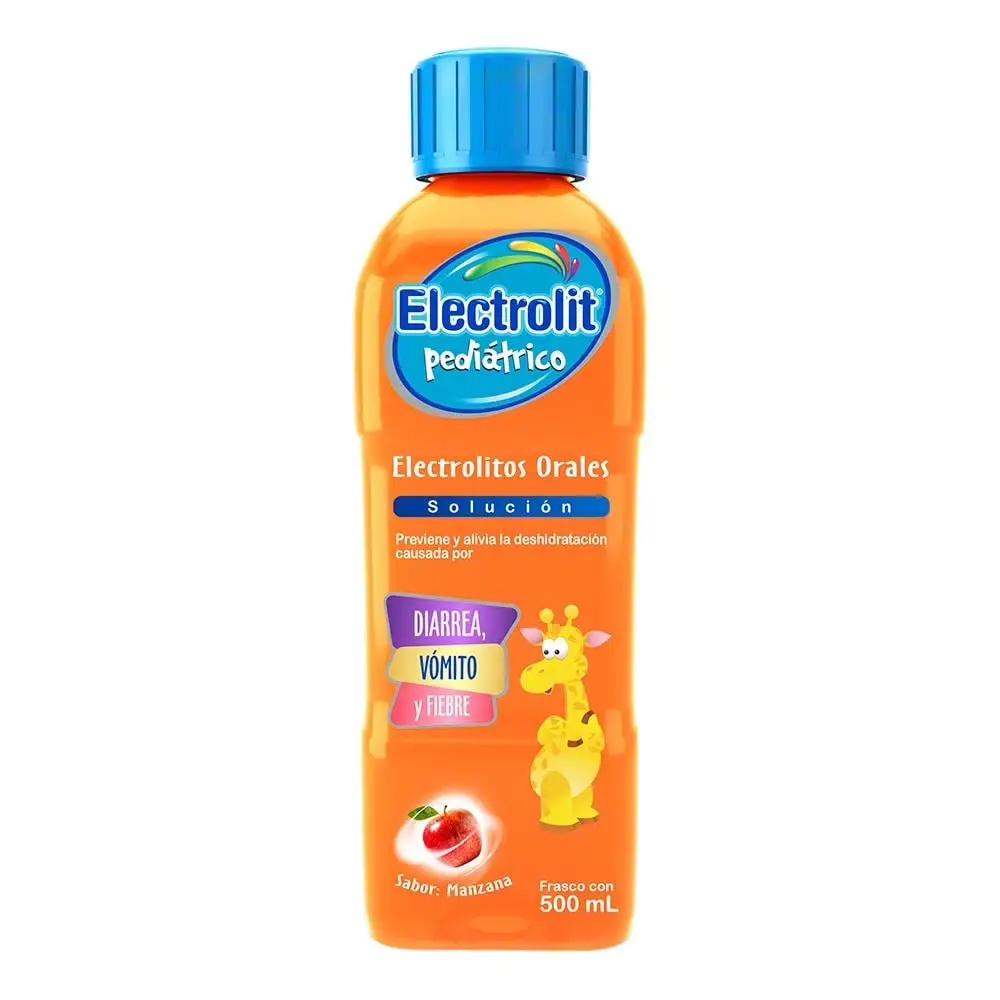 Electrolit Suero Oral Pediátrico Sabor Manzana 500ml