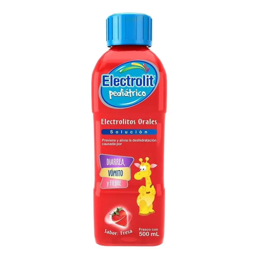Electrolit Pediátrico Solución Oral Sabor Fresa 500ml
