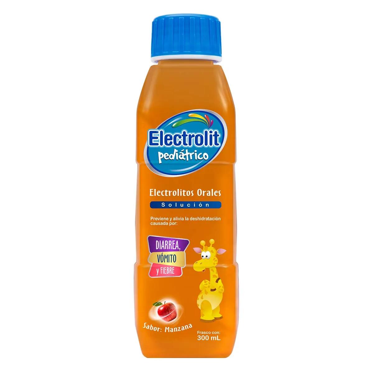 os Orales Solución Pediátrica Electrolit Pediátrico Sabor Manzana 300ml