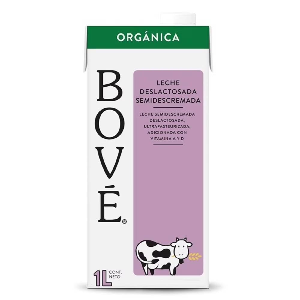 Leche Uht Deslactosada Orgánica Tetra Brik 1 lt