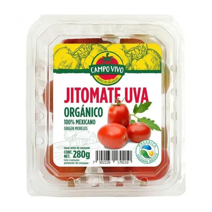 Jitomate Uva Orgánico Clamshell 280 grs