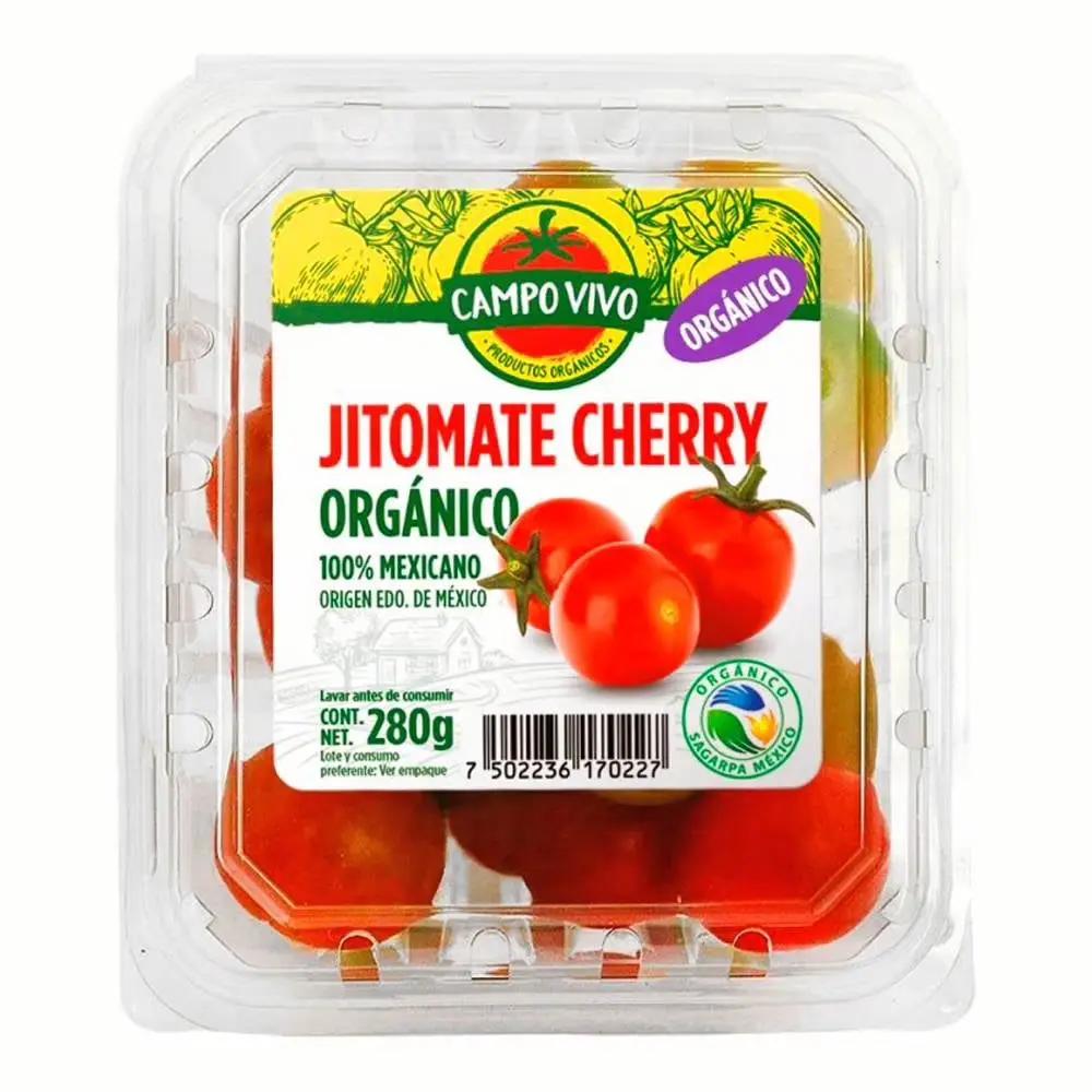 Jitomate Cherry Orgánico Clamshell 280 grs