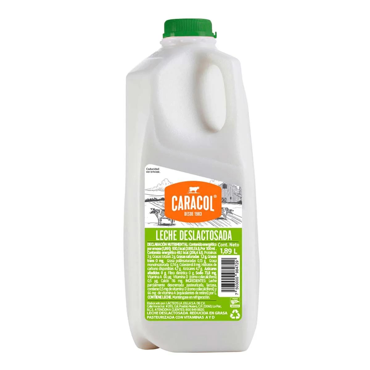 Leche Caracol Deslactosada 1.89L