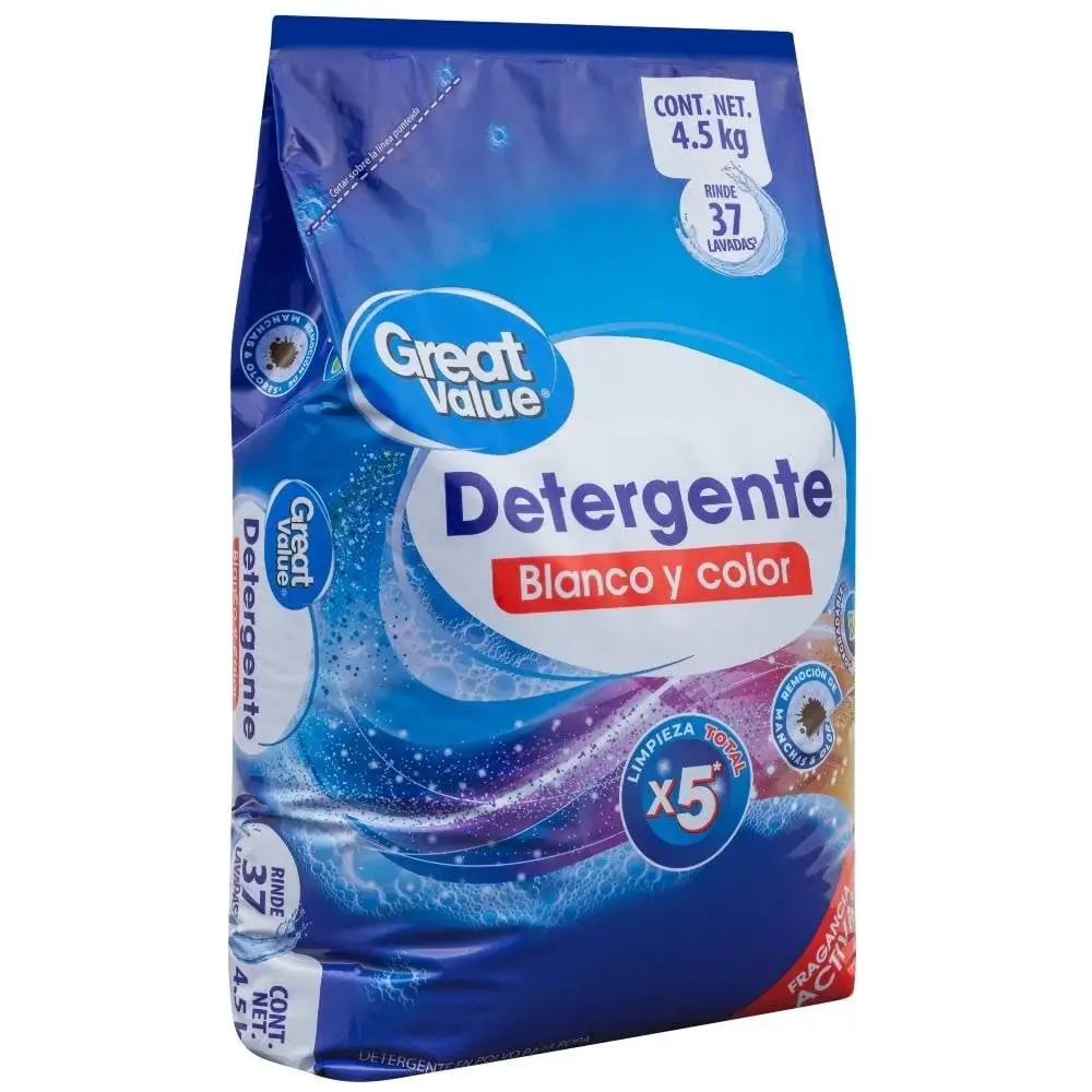 Detergente en polvo Great Value 4.5 kg
